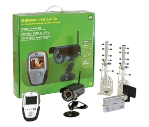 Cameraset voor stal of aanhanger, 2.4Ghz
