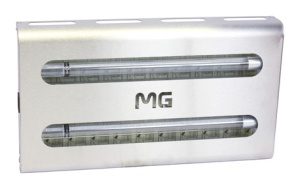 Vliegenlamp MG14 led (2X7W) INOX