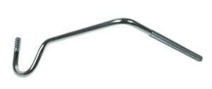 Isolatorsteun haaks, 8mm met M8, 25st.