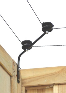 Isolatorsteunen incl. 2 isolatoren