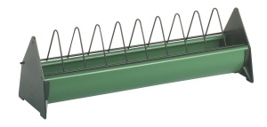 Voedertrog kippen groen, 50x10cm