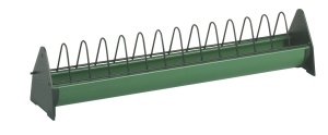 Voedertrog kuikens groen, 50x7cm