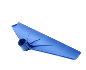 Mestschraper blauw schroef, excl. steel