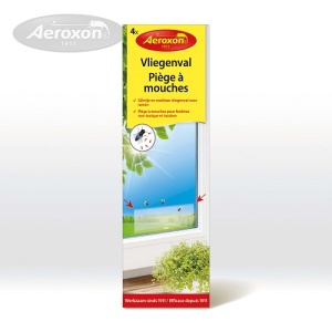 Aeroxon vliegenval voor ramen, 4st