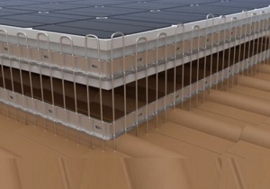 Solar panel Bird Protection 210mm, 100cm