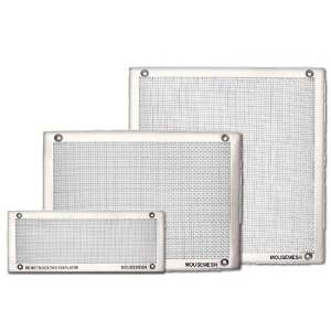 Luchtrooster groot RVS, 245x245mm